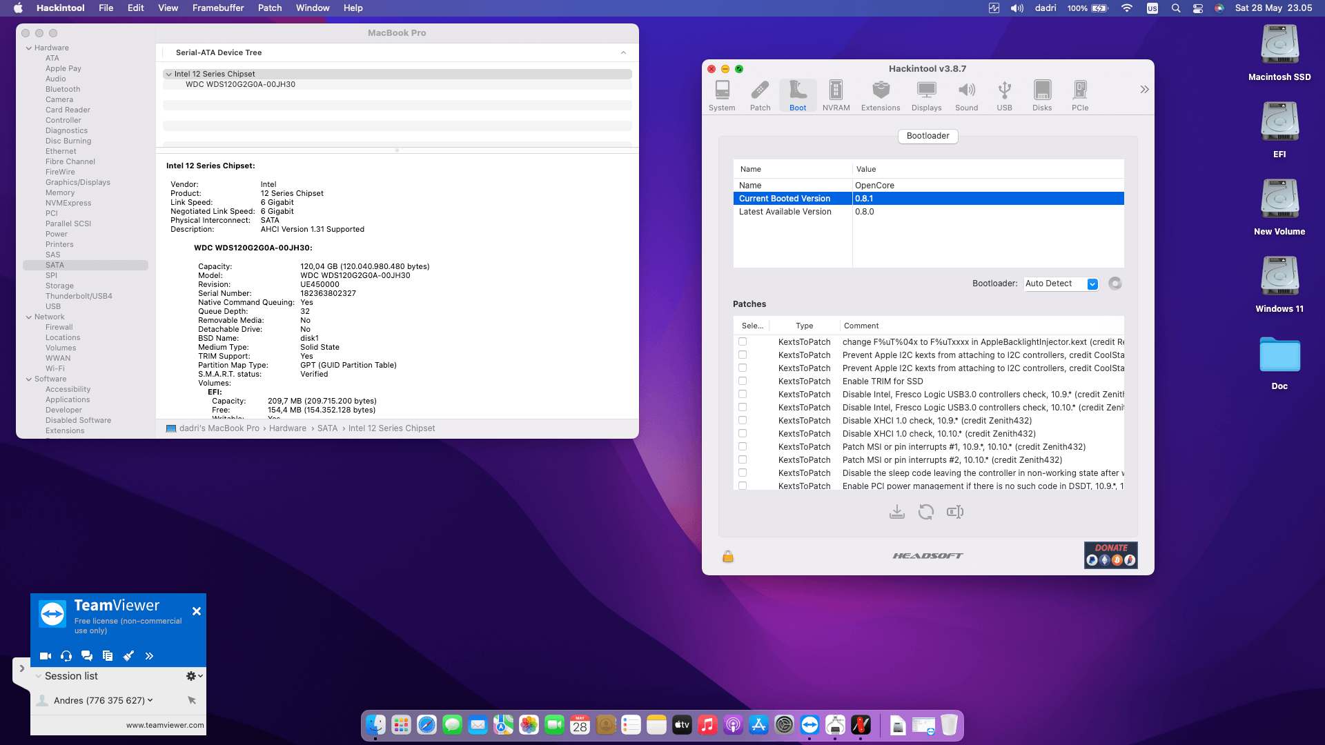 Lenovo Thinkpad E14 [CometLake   Intel UHD 10Th Gen + I2C]   OpenCore 8
